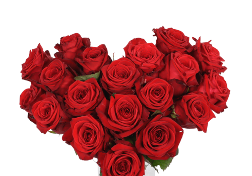 Hart van rode rozen je bij BoeketCadeau.nl