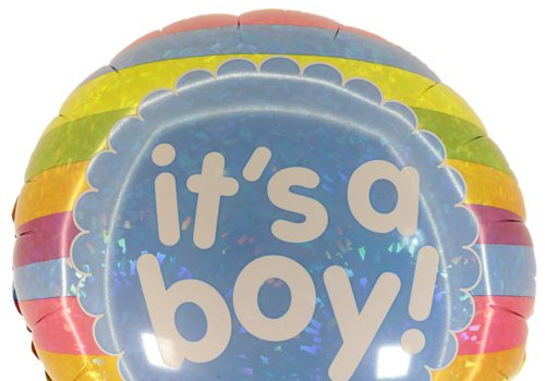 Congrats it's boy ballon bestellen bij BoeketCadeau.nl