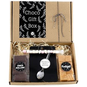 Mooie vrouw buffet de elite Chocolade cadeau gift box | BoeketCadau.nl