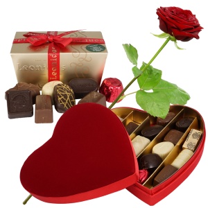 Leonidas liefde
Chocolade pakket