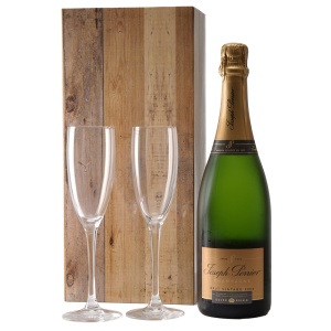 Joseph Perrier Vintage
en 2 champagne glazen