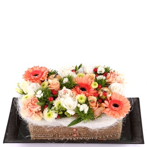 Cake 
van bloemen