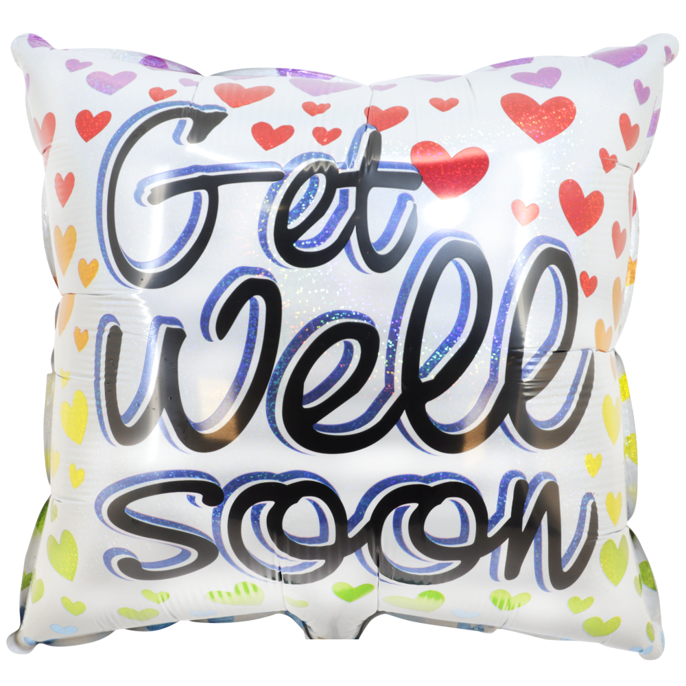 Get well soon vierkante ballon bezorgen