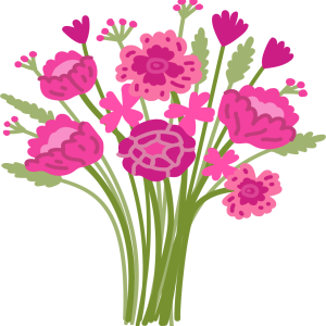 Gemengd boeket
roze bloemen