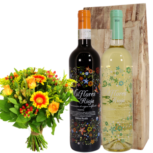 Bloemen wijngeschenk
Milflores Rioja Bodegas