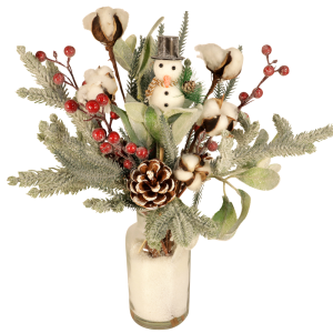 Frosty snowman
Bouquet incl. vaas