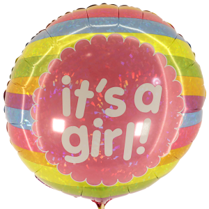 it 's a girl ballon