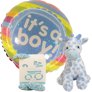 Giraffe geboorte
 pakket jongen