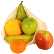 Herbruikbare
fruitzak 6 stuks