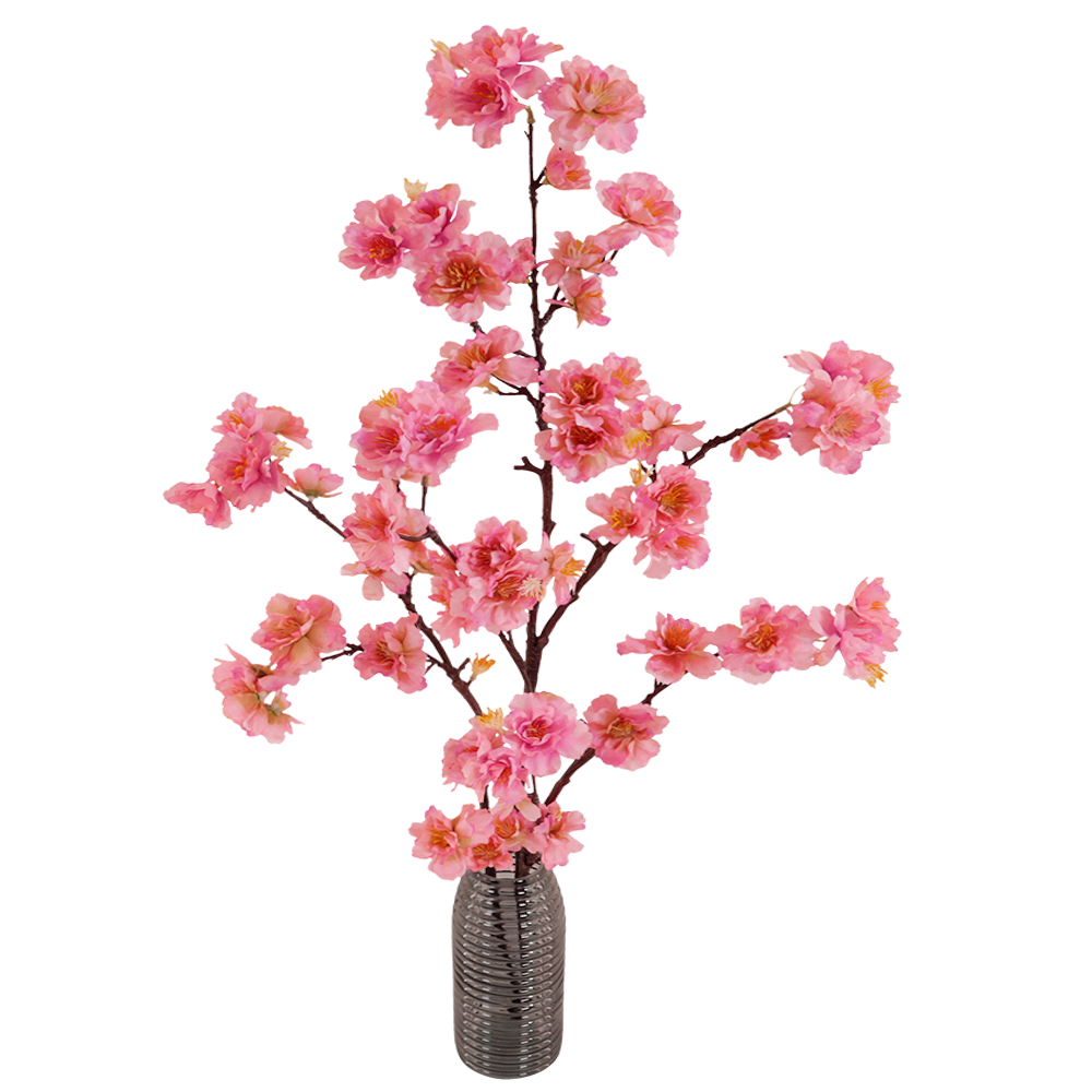 Boeketcadeau Zijde bloemen tak ca. 100cm lang roze bloesem